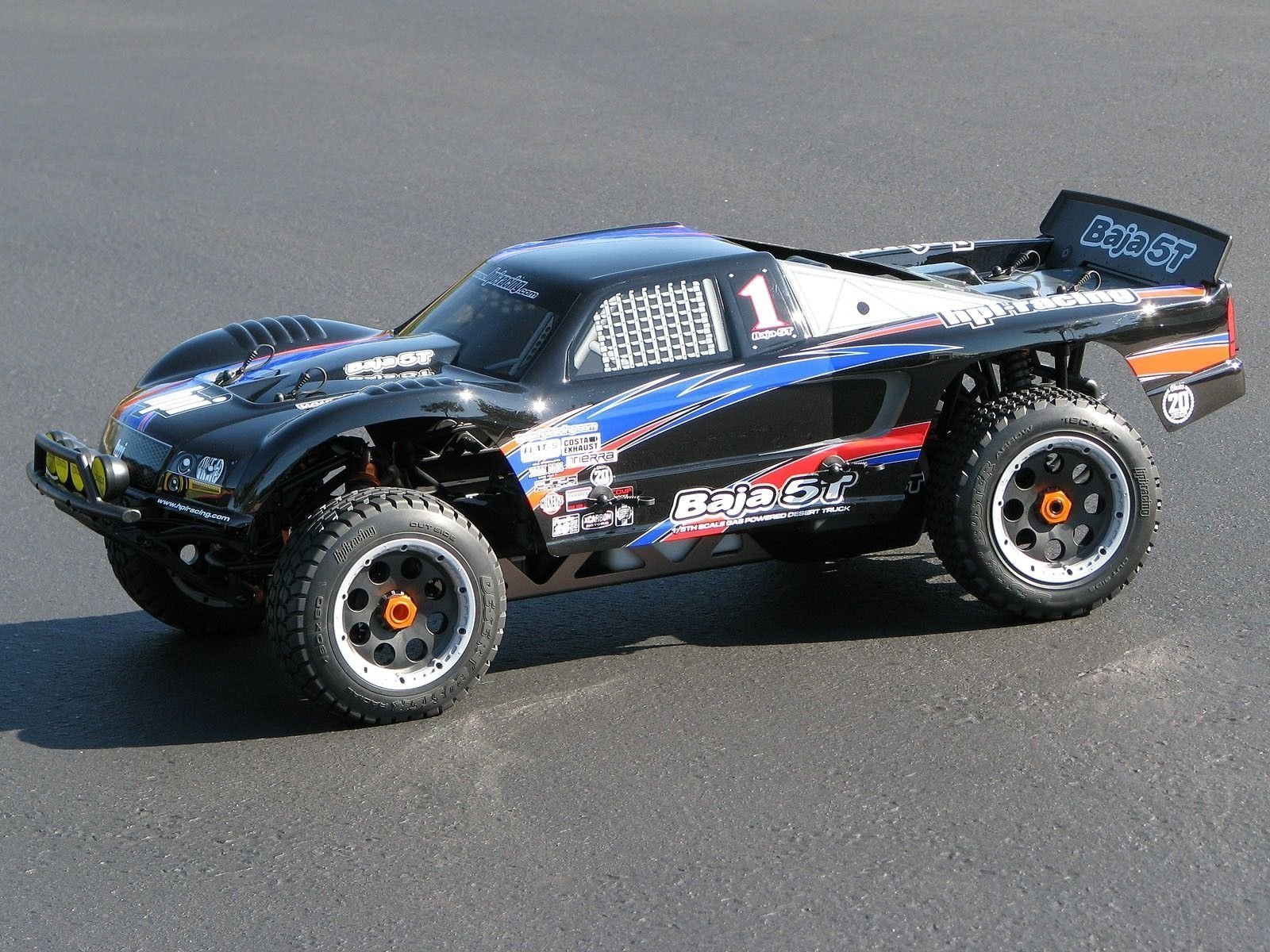 Купить HPI BAJA 5T (кузов черный) RTR 1:5 2.4Ghz Купить с доставкой